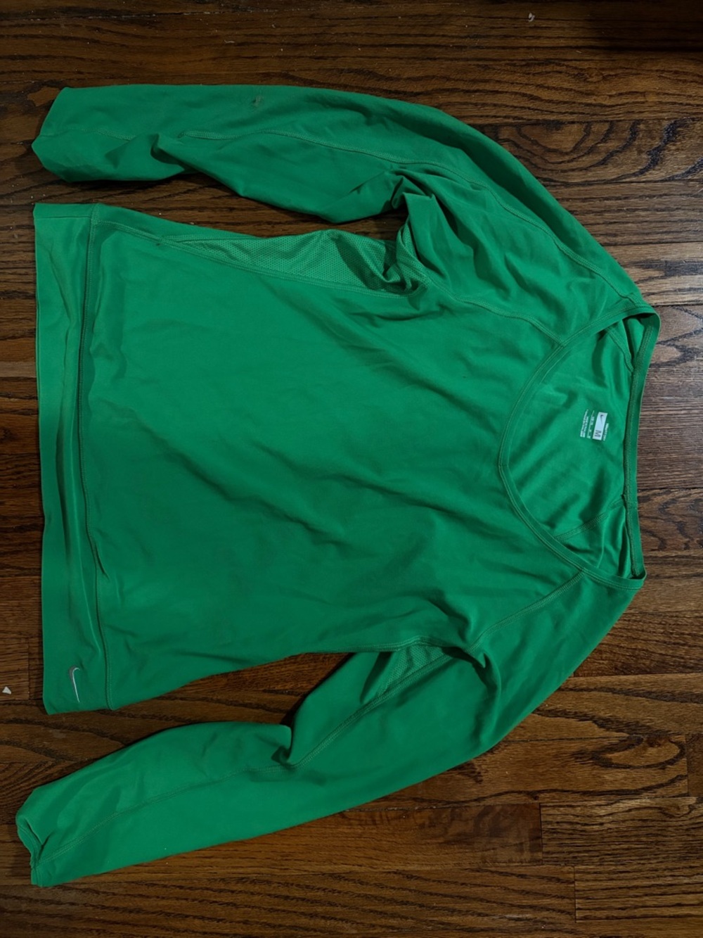 Nike Dri-FIT Women's Long Sleeve Performance Top Green